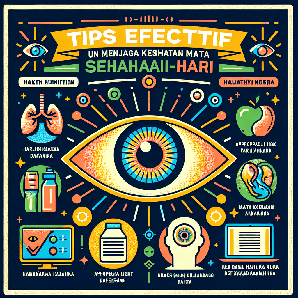 Tips Efektif untuk Menjaga Kesehatan Mata sehari-hari