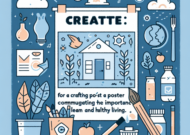 Tips Kreatif Membuat Poster Hidup Bersih dan Sehat yang Mudah Digambar